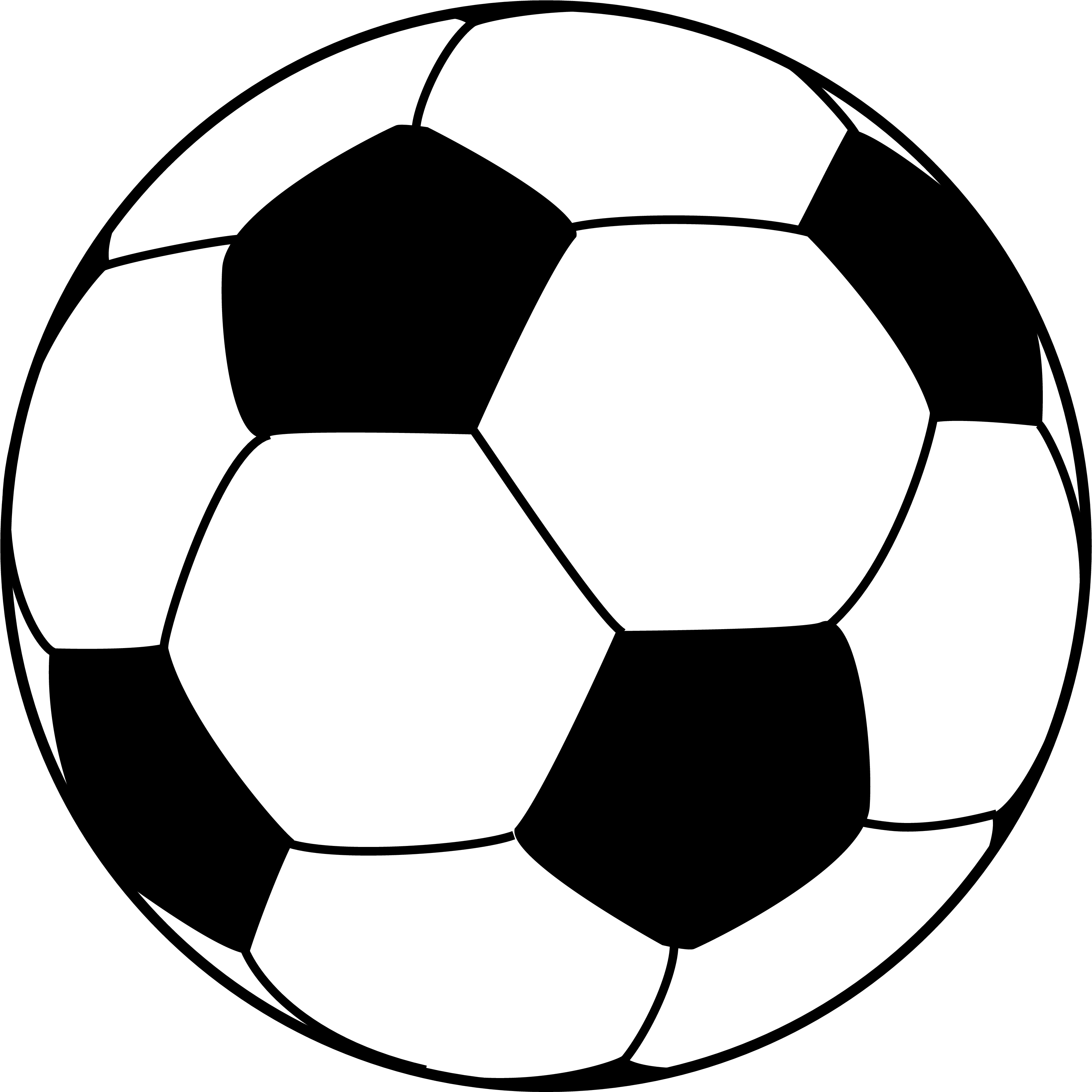 Free Soccer Ball Outline, Download Free Clip Art, Free.