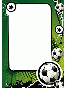 soccer frame templates.