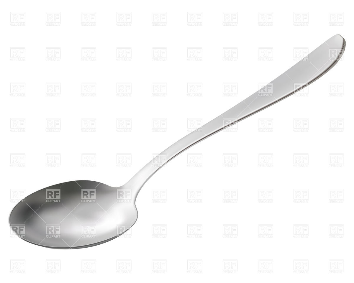 Metal Spoon Clipart.