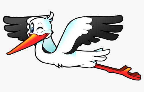 Free Stork Clip Art with No Background.