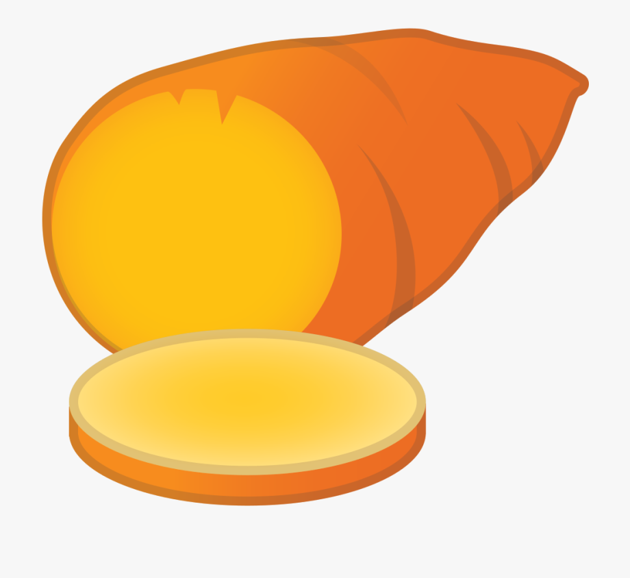 Roasted Sweet Potato Icon.