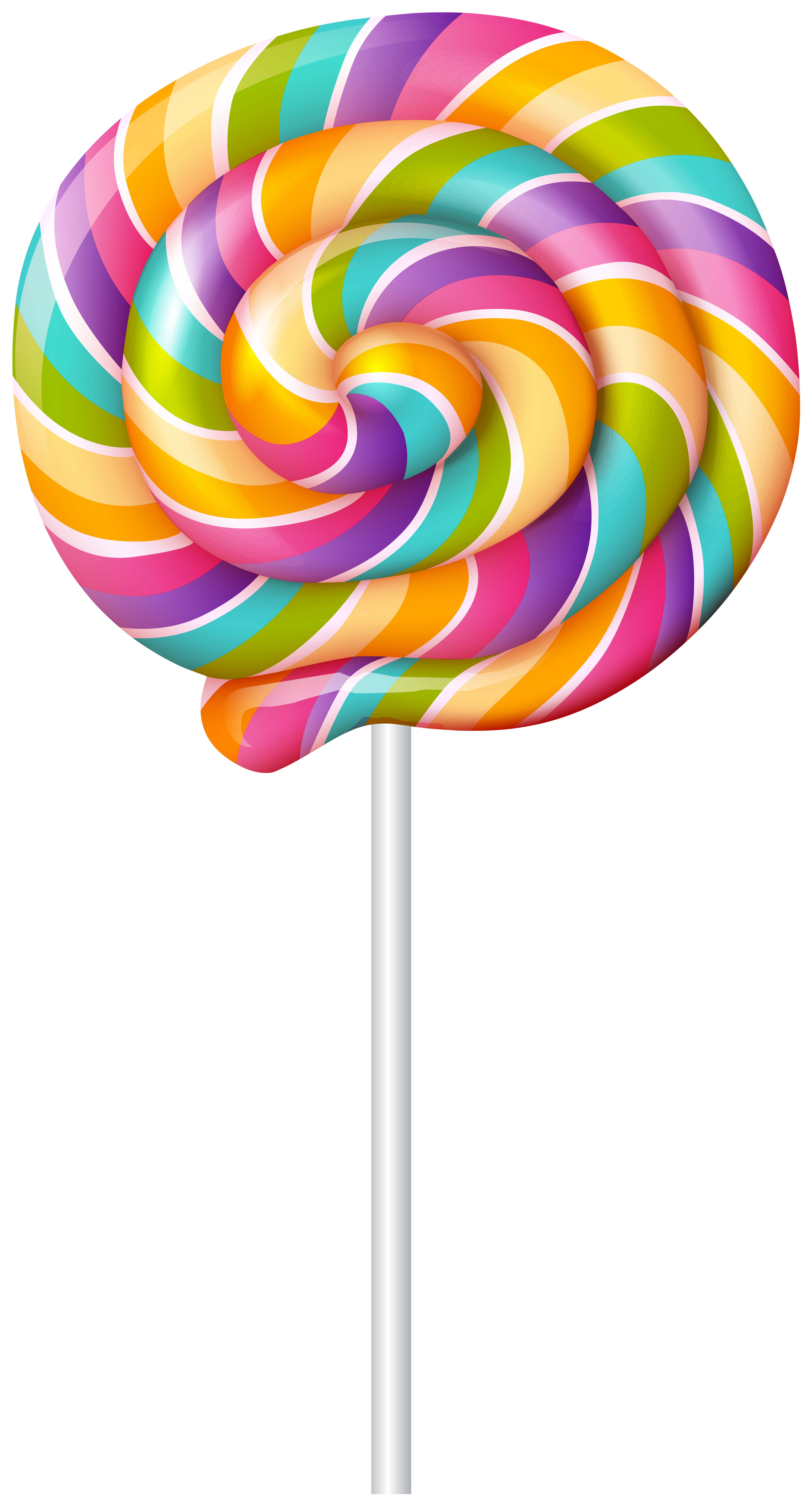 Swirl Lollipop PNG Clipart.