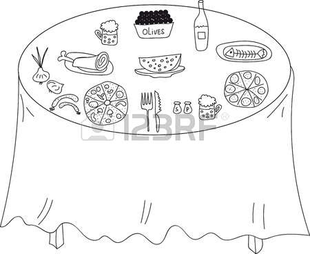37,564 Table Food Cliparts, Stock Vector And Royalty Free Table.