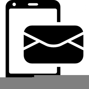 clip art text message window