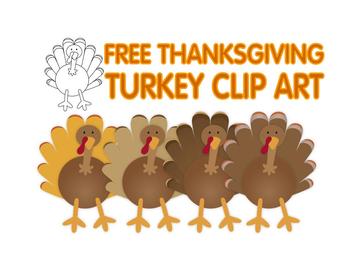 FREE Thanksgiving turkey clip art by Lita Lita.