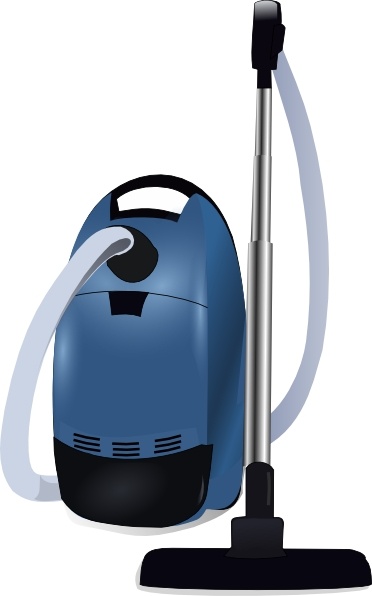 Blue Vacuum Cleaner clip art Free vector in Open office.