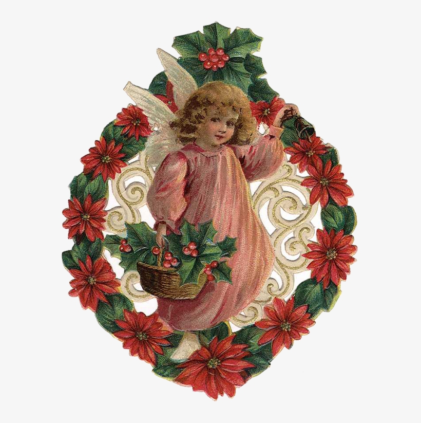 Free Vintage Christmas Angels Clip Art Angels Cherubs.