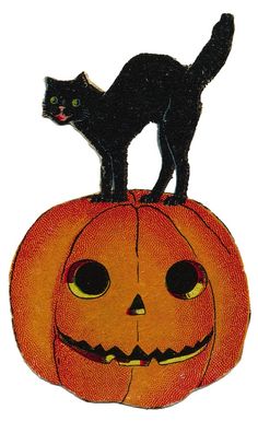58+ Vintage Halloween Clip Art.