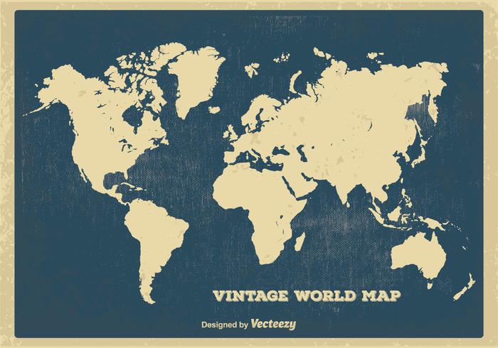 Vintage World Map.