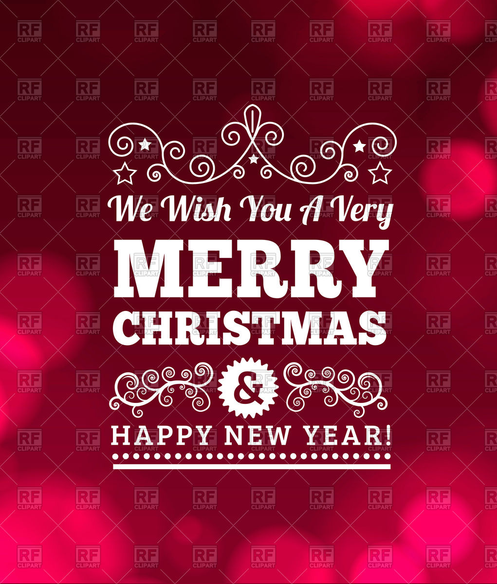 Vintage Merry Christmas background Vector Image #74537.