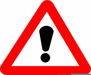 Clipart Warning Triangle.