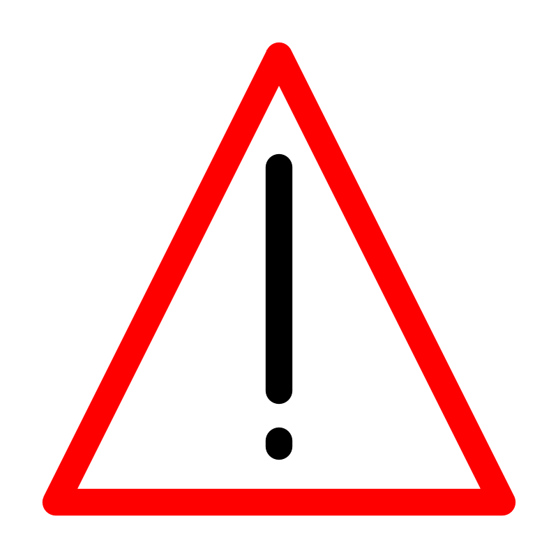 Free Clipart: Warning sign.