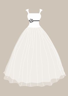 1646 Wedding Dress free clipart.