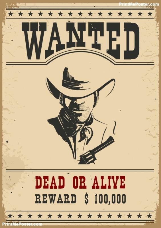 Wanted Poster Vector at GetDrawings.com.
