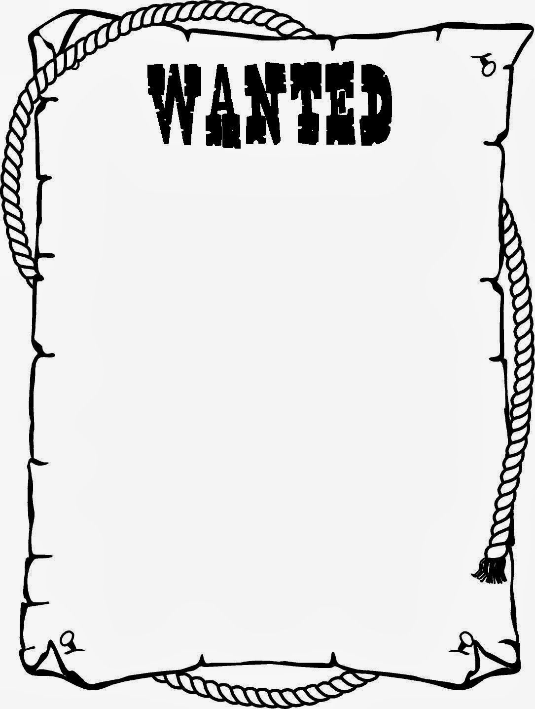 wanted poster template for kids cTZOBx5z.