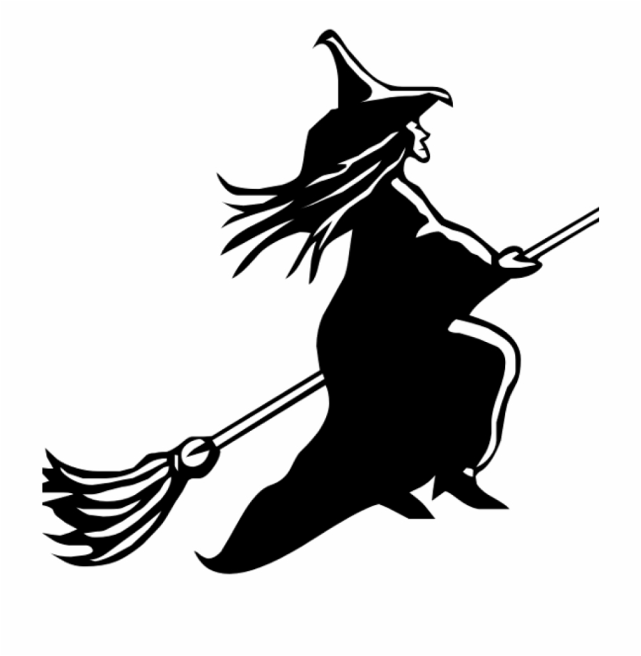 Witch On Broom Clipart Witch Broom Clipart Clipart.