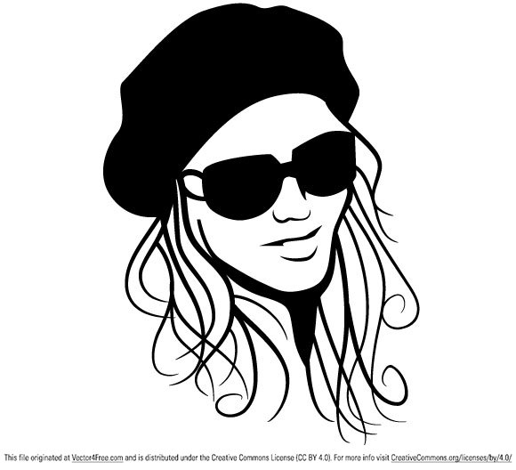 Free Woman With Glasses Clipart Images.