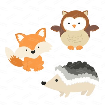 Premium Woodland Animals Clip Art & Vectors.