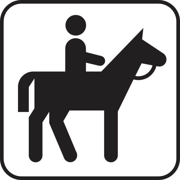 Western Horse Riding Clipart.