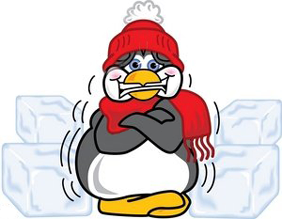 Free Student Freezing Clipart.