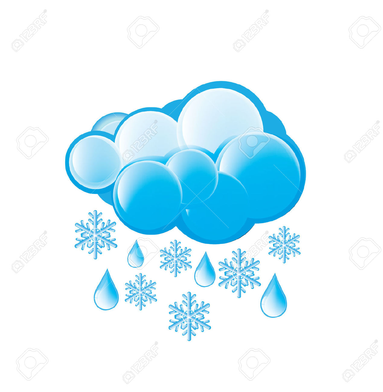 Freezing Rain Clipart.