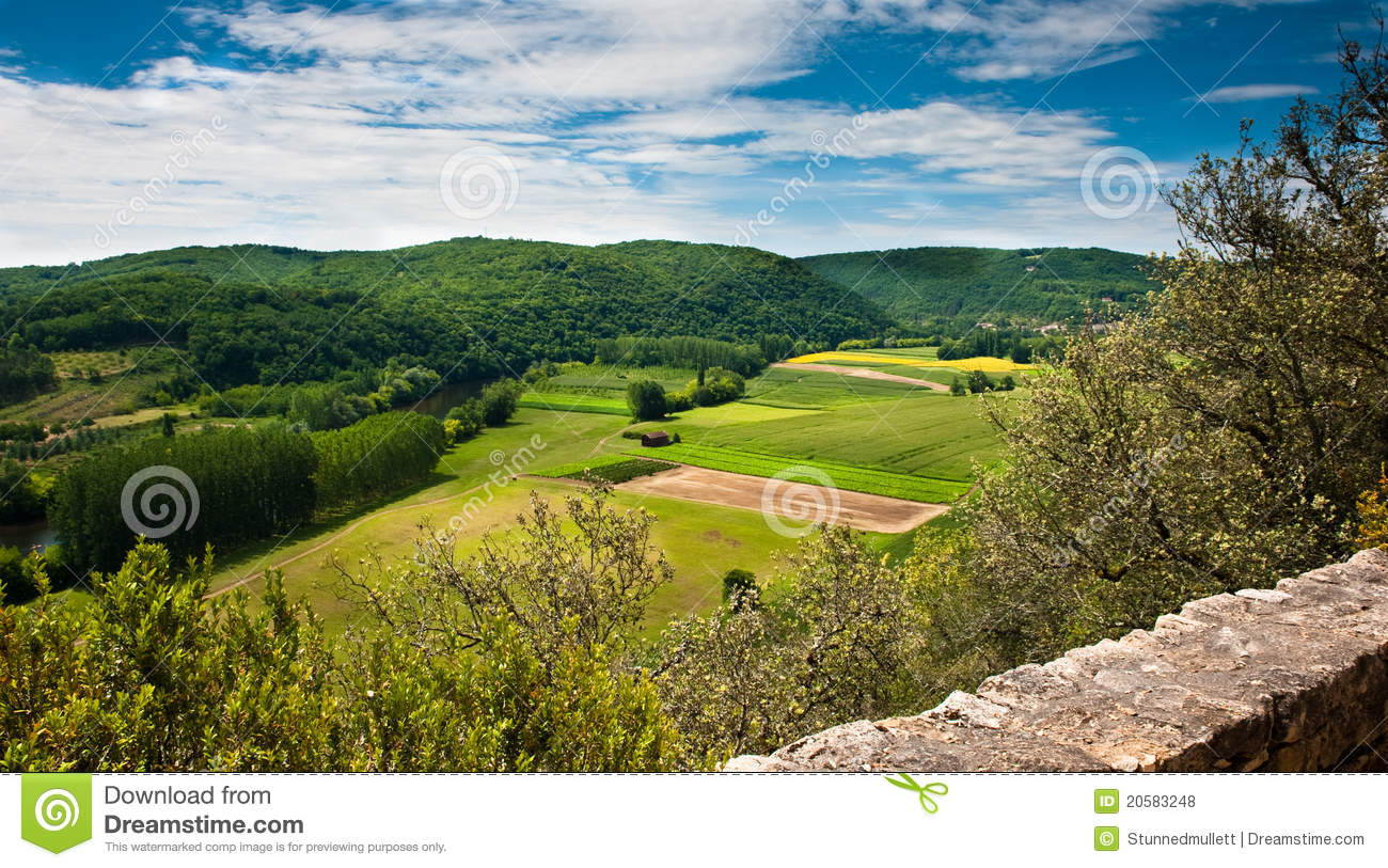 French Countryside Royalty Free Stock Photos.