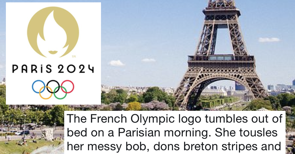 This thread about the Paris Olympics logo went viral because.