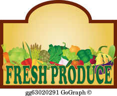 Fresh Produce Clip Art.