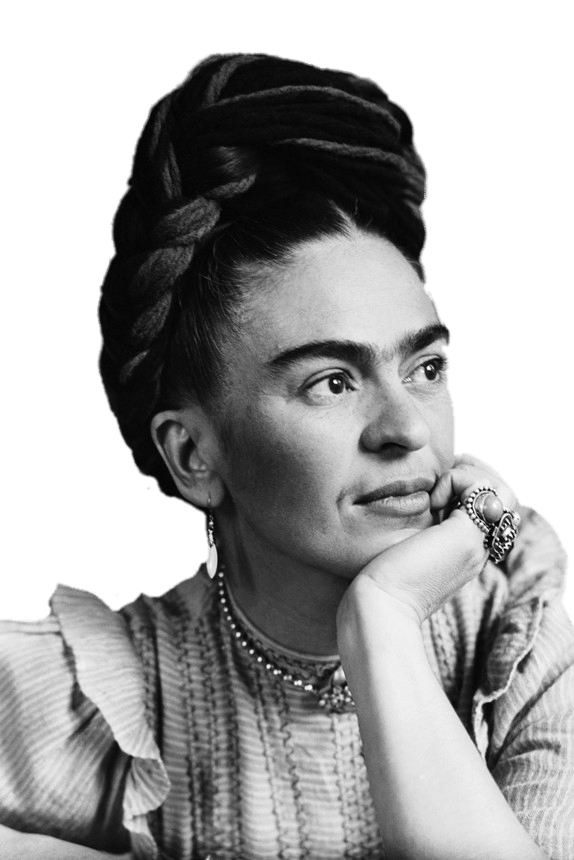 Frida Kahlo Daydreaming transparent PNG.