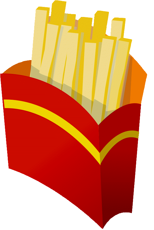 French Fries Clip Art.