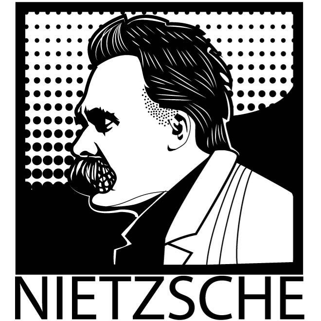 PORTRAIT OF FRIEDRICH NIETZSCHE.
