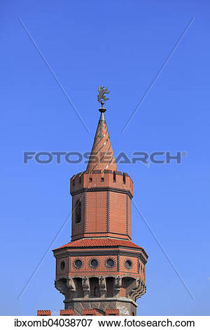 Picture of "Tower of Oberbaumbrucke, North Tower, with the Berlin.