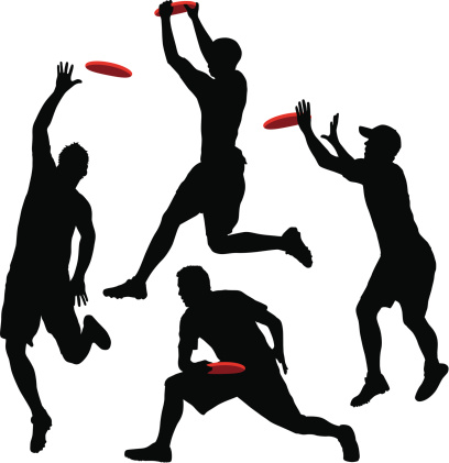 Ultimate frisbee clipart.