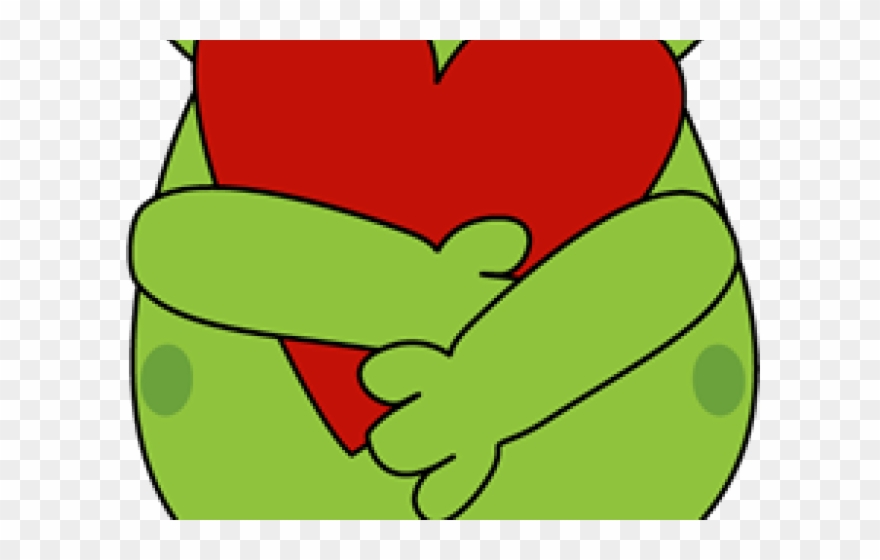 Green Frog Clipart Heart Clipart.
