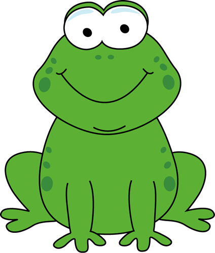 Frog eyes clipart.