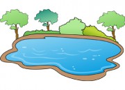 Lake Water Clipart.