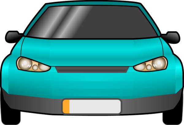 Car Front View Clipart.