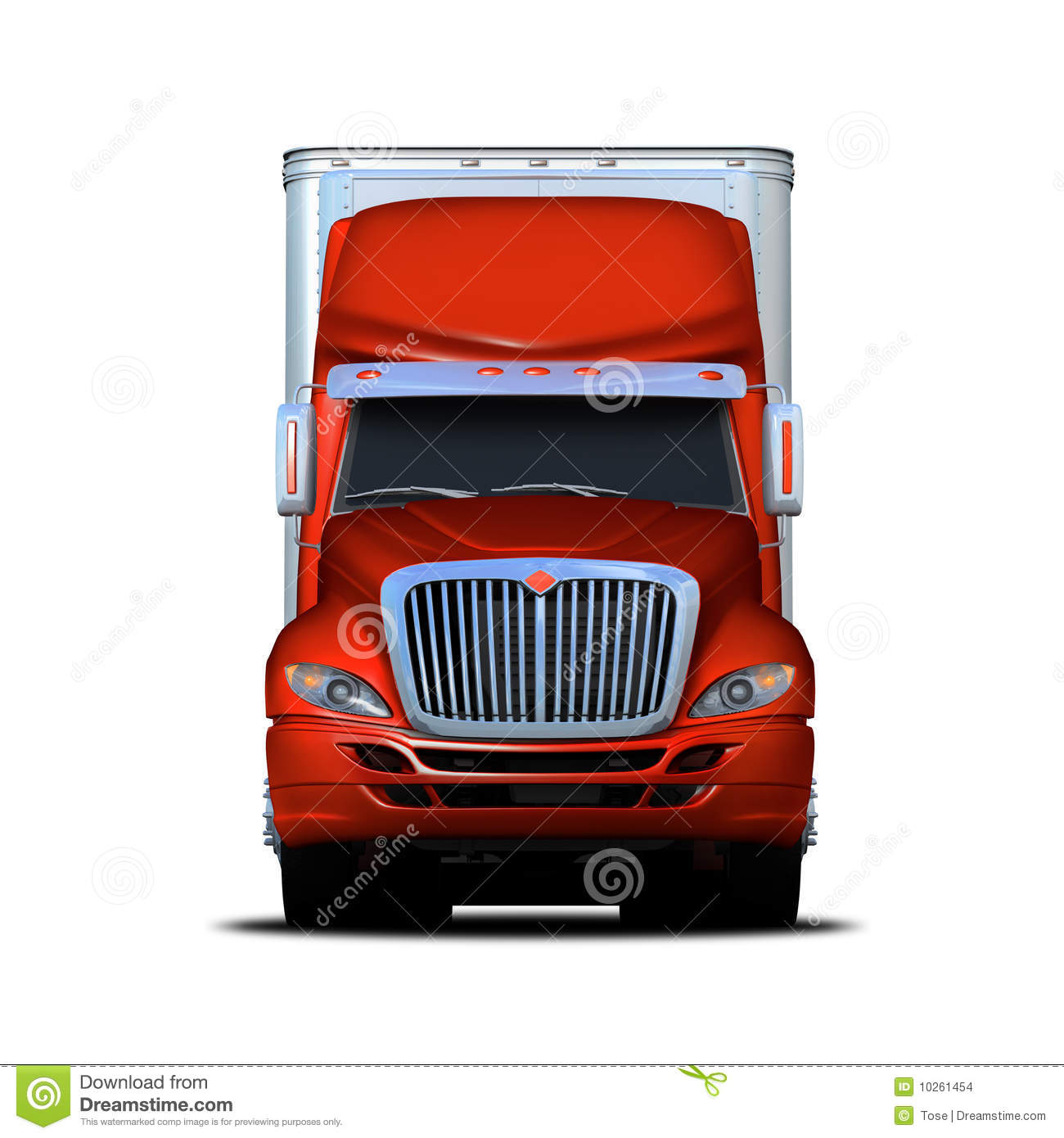 Truck Front View Clipart.