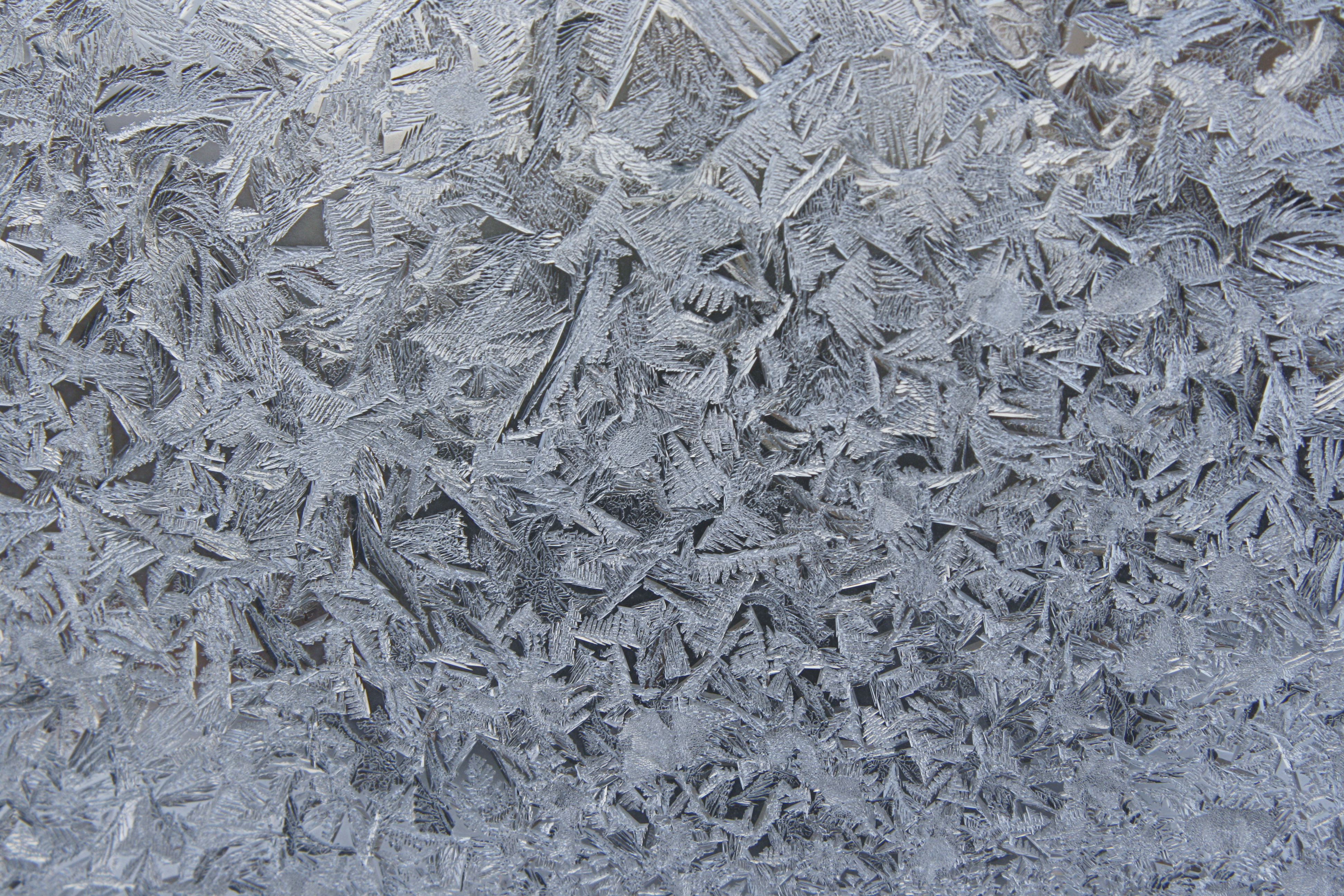 Frost Crystals on Glass Texture Picture.
