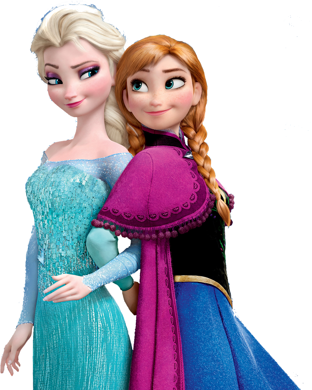 PNG Frozen (Elsa, Anna, Olaf).