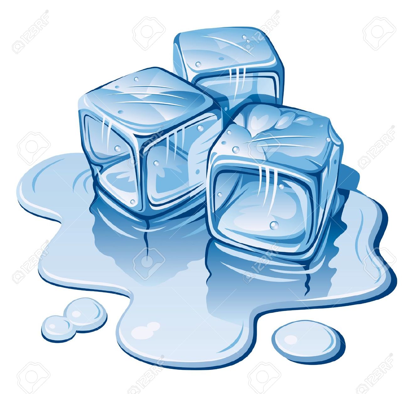 Frozen ice clipart.