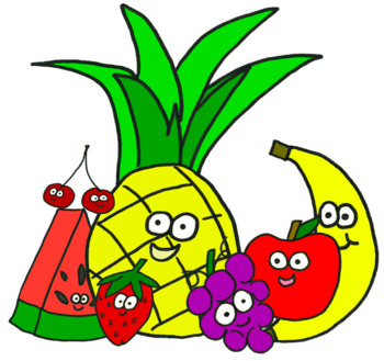 Fruits and Veggies ClipArt.