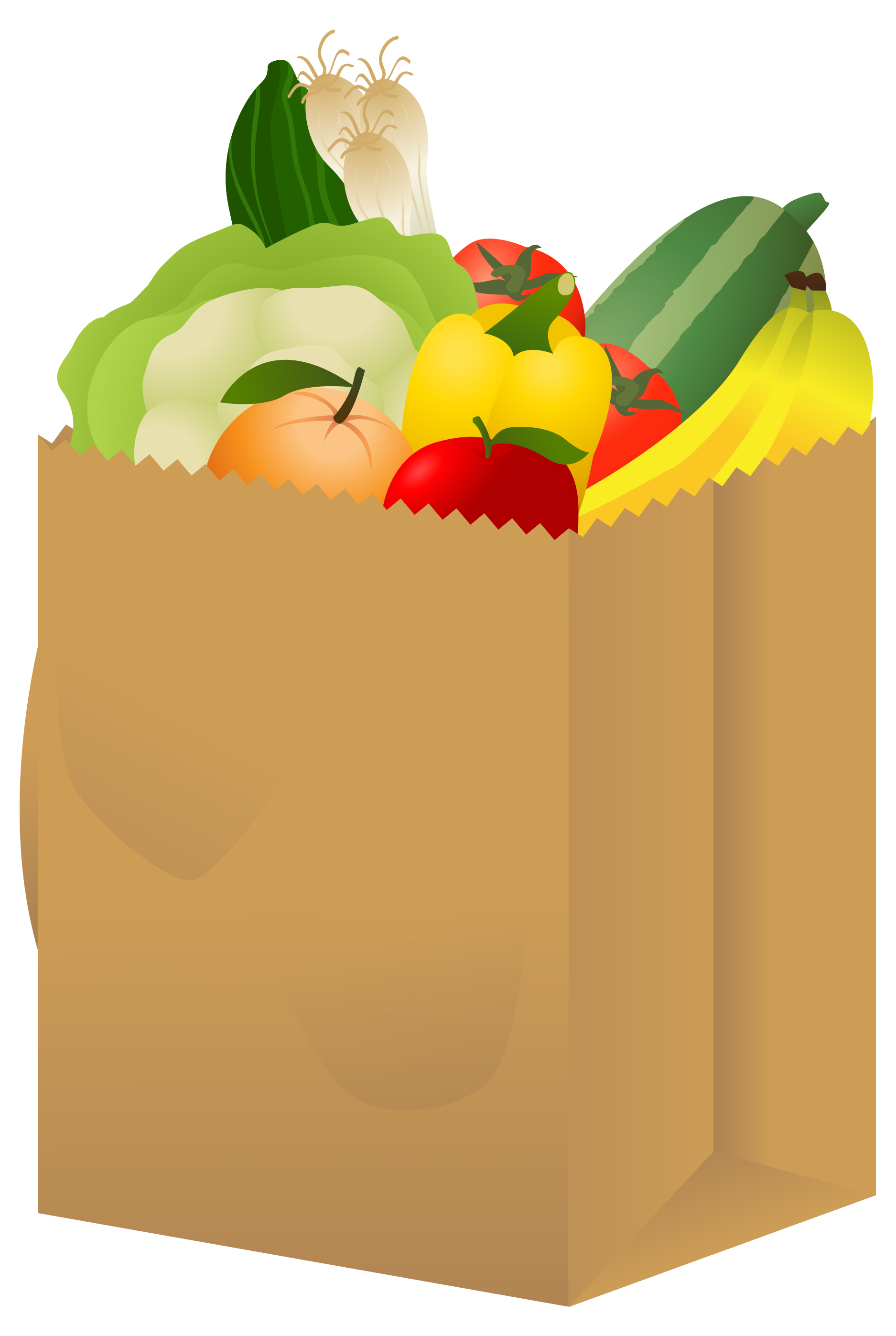Bag Of Food Clipart.
