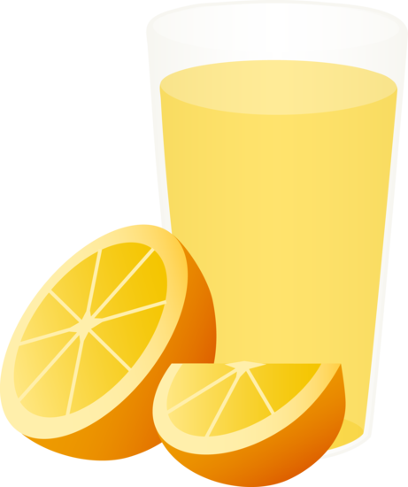 Fruit juice clipart.