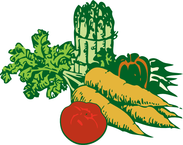 Fruits And Veggies Clipart.
