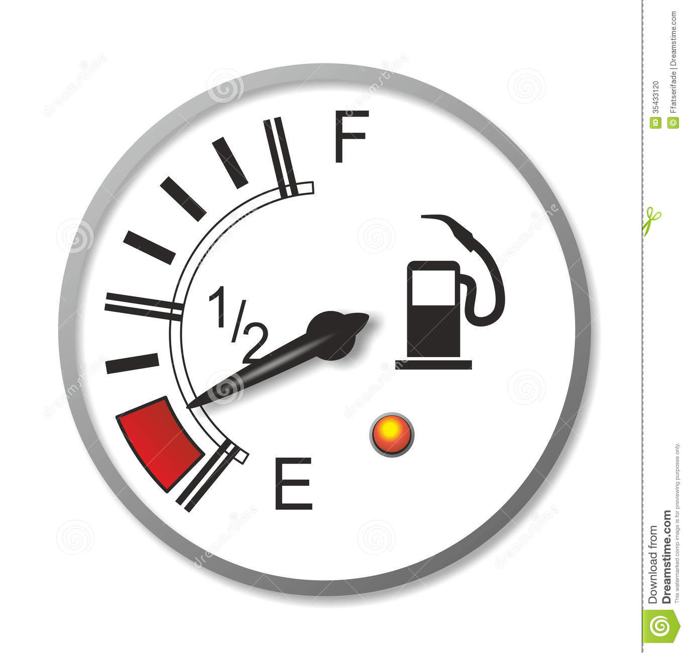 Fuel Gauge Clipart.