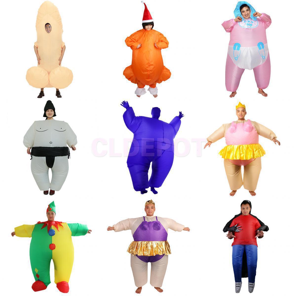 Inflatable Blow Up Full Body Costume Party Cosplay Hen Stag Suit.