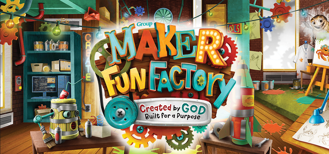 Maker Fun Factory Vbs 2017 Decorations.