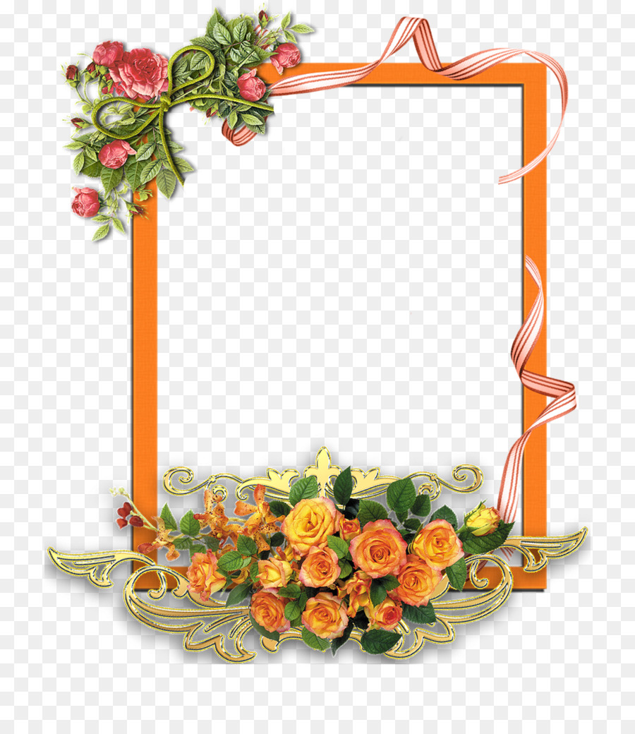 Flower Wreath Frame clipart.