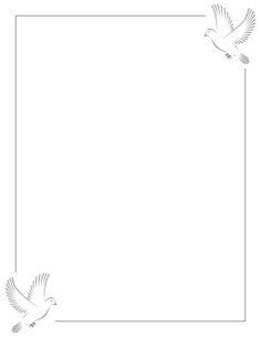 Free Printable Funeral Program Borders